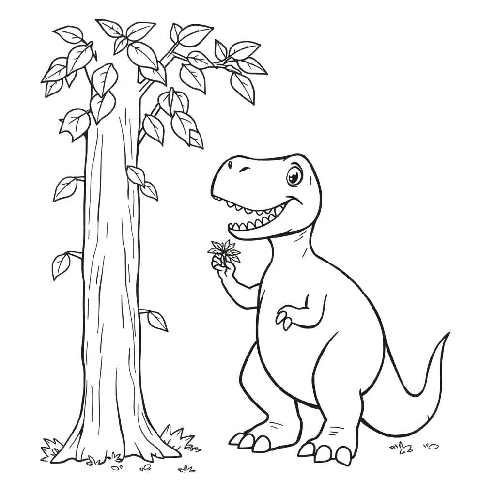 Dinosaurs coloring page
