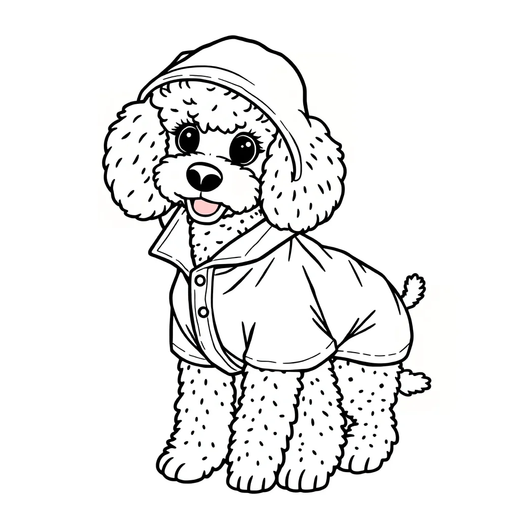Dogs coloring page