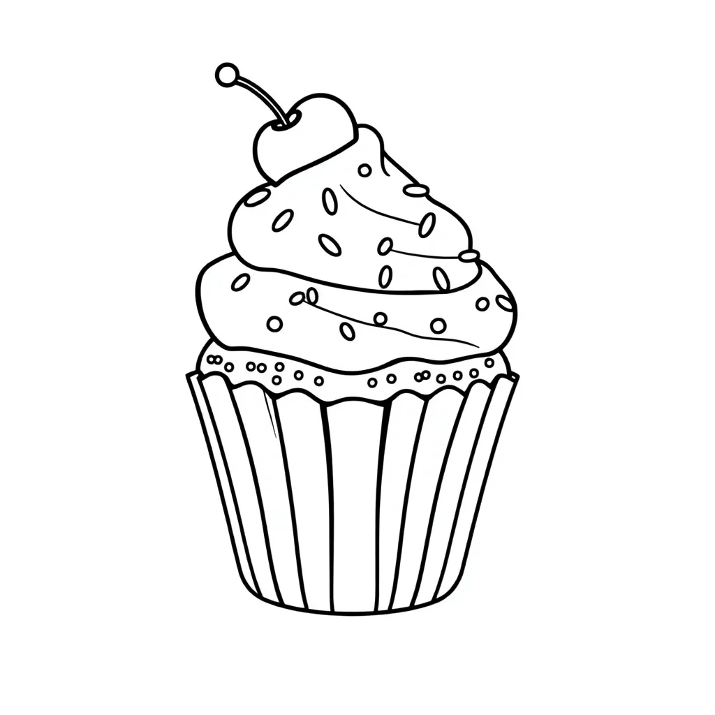 Foods coloring page preview